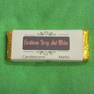 * Caribbean Berry & Melon - Soy Wax Melt Bar (5 Segment Luxury Wrapped)