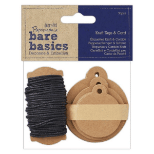 * Craft Tags & Cord (30pcs)