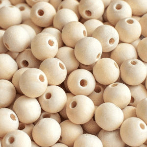 * Round Wooden Beads 10mm (100pcs)