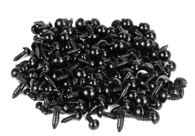 * Plastic Safety Eyes 10mm (5 Pairs)