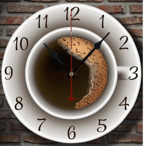 Clock - Cup & Saucer 12"