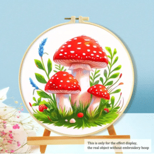 * Cross Stitch 65550 - Mushrooms 24x24cm (11CT)