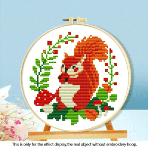 * Cross Stitch 65757 - Squirrel 24x24cm (11CT)