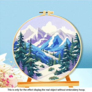 * Cross Stitch 66381 - Mountain Scene 24x24cm (11CT)