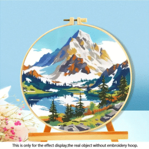 * Cross Stitch 66395 - Mountain Scene 24x24cm (11CT)