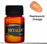 Metallic Acrylic Paint 20ml - Pearlescent Orange