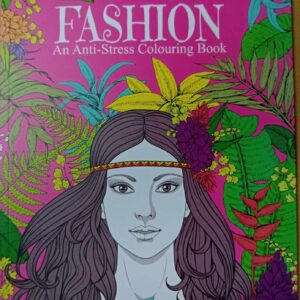 * A4 Anti-Stress Adult Colouring Book - Fashion