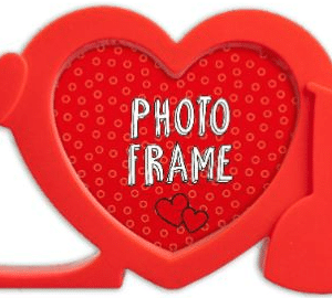 * 3D Love Photo Frame - Red