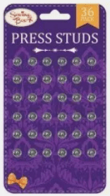 * Sewing Press Studs 6mm (36)