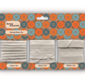 * White Sewing Elastic (3 Pack)