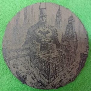 Engraved Slate Coaster – Batman Design 1