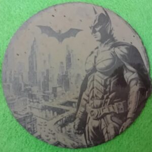 Engraved Slate Coaster – Batman Design 2