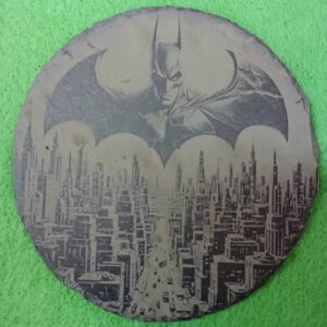 Engraved Slate Coaster – Batman Design 3