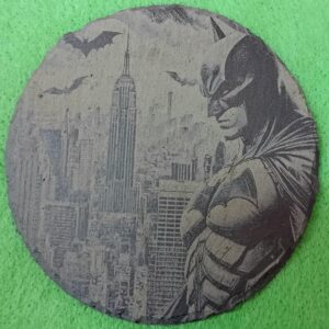 Engraved Slate Coaster – Batman Design 4