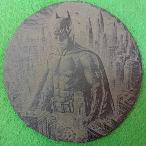 Engraved Slate Coaster – Batman Design 5
