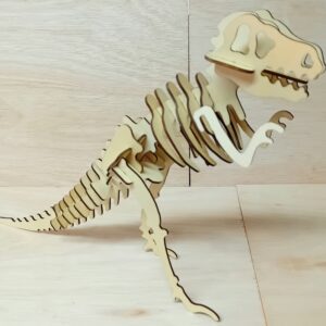 Make & Paint Your Own 3D Wooden T-Rex Model